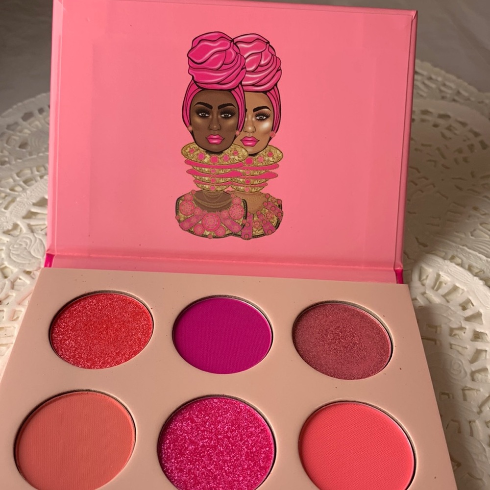 Juvias The sweet pinks by Juvias 3 Matt’s 3 glitter NIB for eyeshadow and Blush - Picture 1 of 11